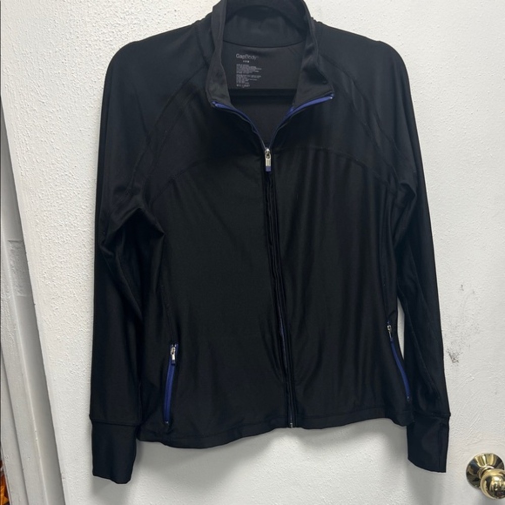 GAP Black Lightweight Zip-Up Jacket